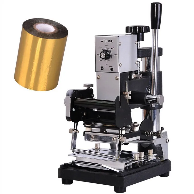 

Free shipping foil stamping machine tipper 220 V / 110 V foil machine Hot Foil Stamping Machine
