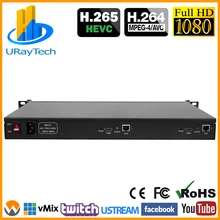 1U Giá HD 1080P 1080i 2 Trong 1 HDMI Bộ Mã Hóa IPTV Bộ Mã Hóa 2 Kênh Trực Tuyến RTMP Bộ Mã Hóa phần Cứng HDMI Để H.264 H264