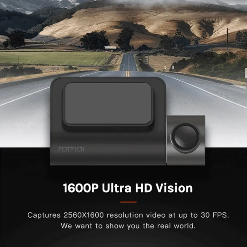 70mai Smart Dash Cam Mini 1600HD ночное видение вождение автомобиля Recoder 70 MAI g-сенсор приложение 140 широкий обзор Wifi авто видео Dashcam