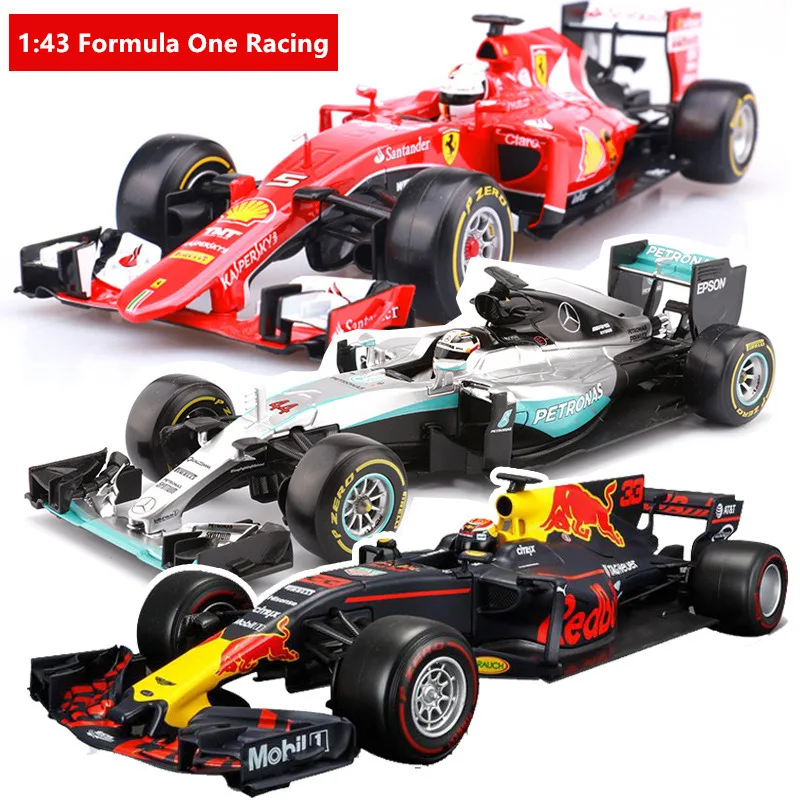 Бураго 1:43 2017 красный BULL RB13 металлический F1 брелок для автомобильных ключей