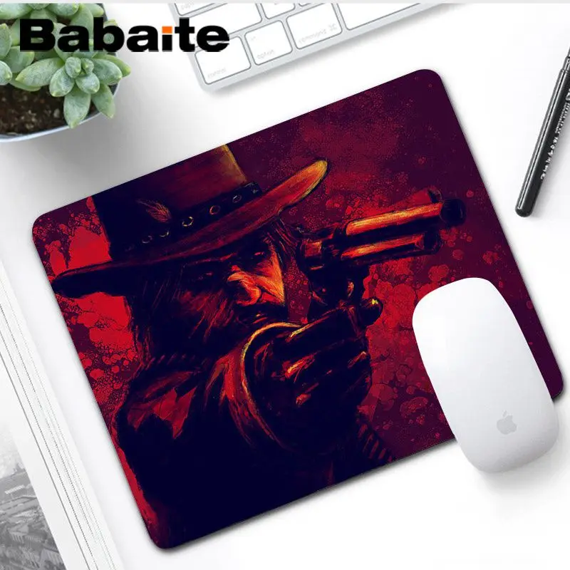 Babaite Red Dead Redemption gamer игровые коврики коврик для мыши Комфортный коврик для мыши игровой коврик для мыши - Цвет: No LockEdge 18x22cm