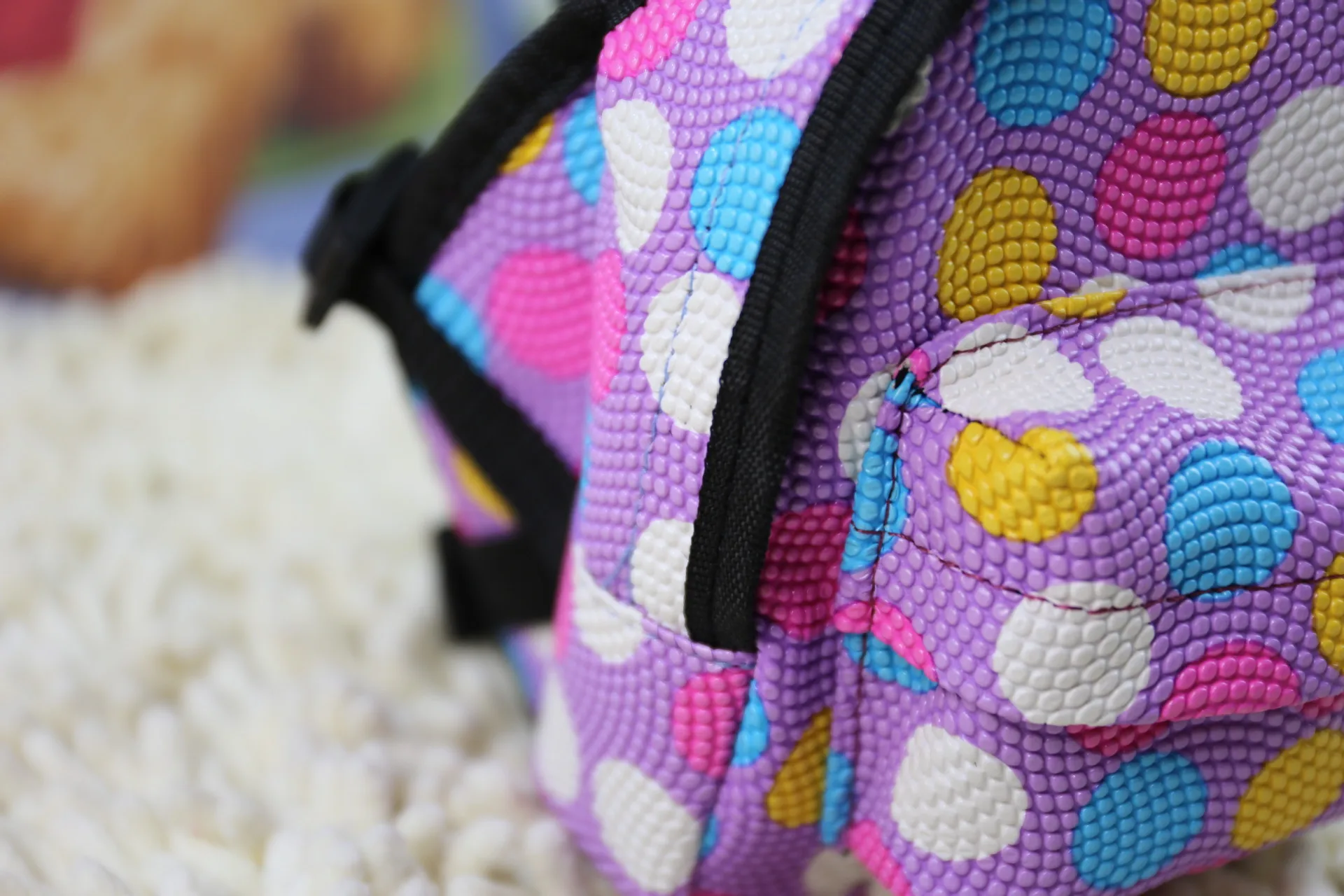 朱莉圆点宠物背包书包 (30)