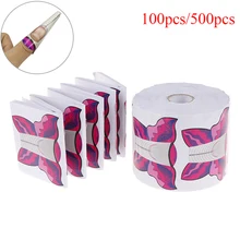 100 unids/lote decoración de uñas de mariposa extensión de uñas formas de uñas para gel uv de manicura formas Herramientas Artículos para uñas(China)