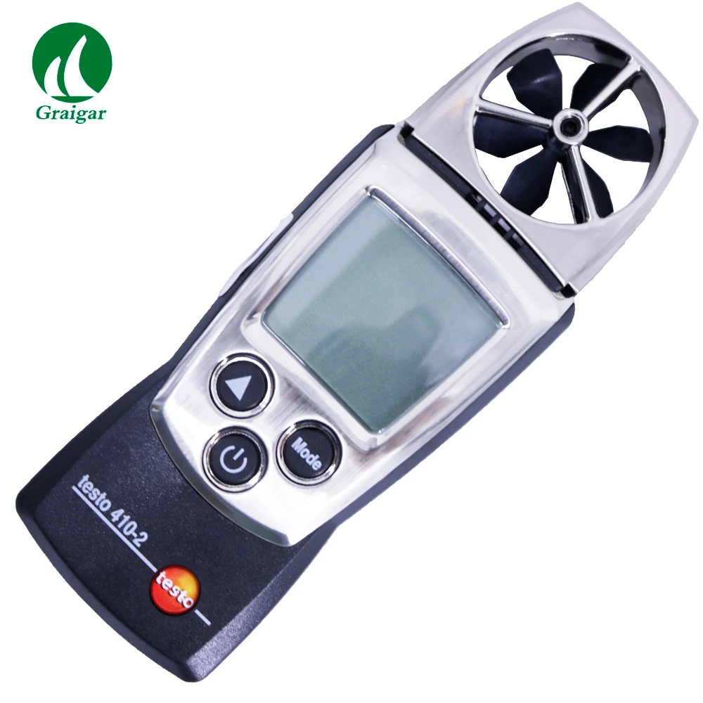 Testo 410-2 лопастной анемометр с измерением влажности измеритель скорости воздуха