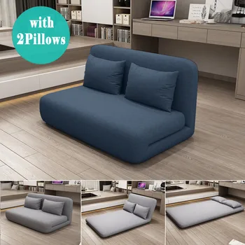 

1/2 Seat (80/120CM) Adjustable Floor Sofa Chair, Convertible Sofa Bed Folding Lazy Recliner for Floor Seating, Meditation
