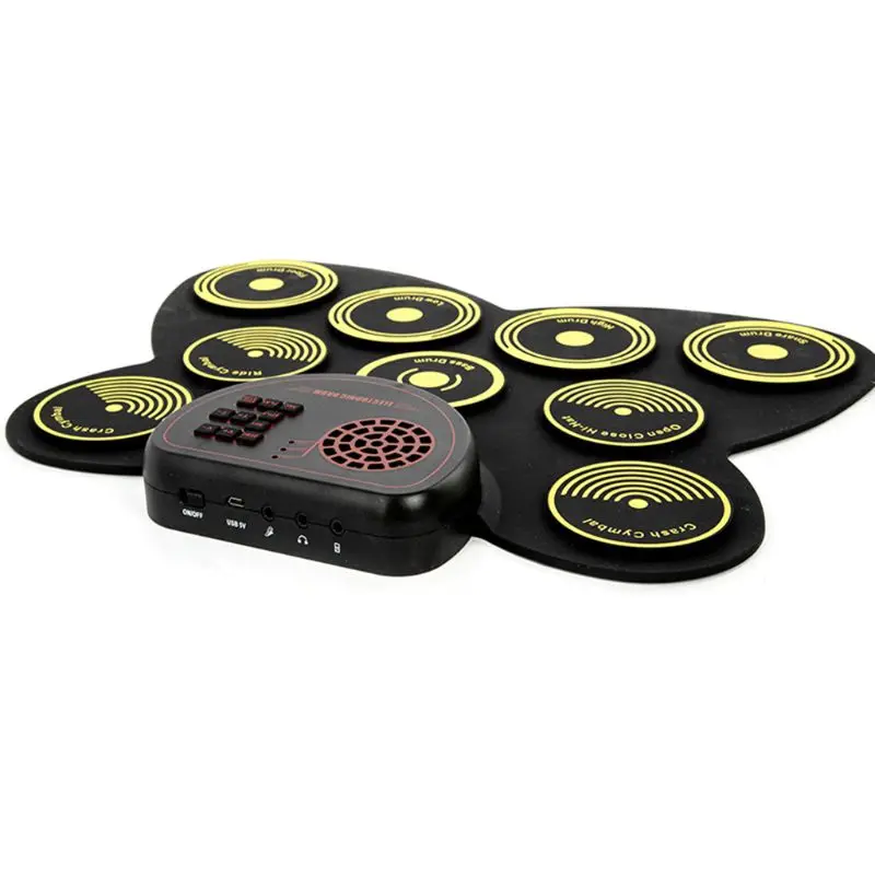 

Hand-rolled Electronic Drum Adult Children Beginners Home Portable Rack Drums
