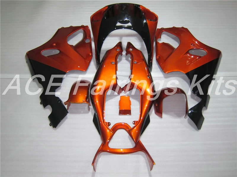ABS обтекатель комплект подходит для Kawasaki Ninja ZX7R ZX-7R 1996-2003 96 97 98 99 00 01 02 03 Обтекатели на заказ Оранжевый Черный
