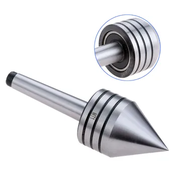 

DRELD MT1 Steel Wood CNC Metal Woodworking Lathe Turning Tools Heavy Duty Precision Rotary Live Lathe Bearing Tailstock Center