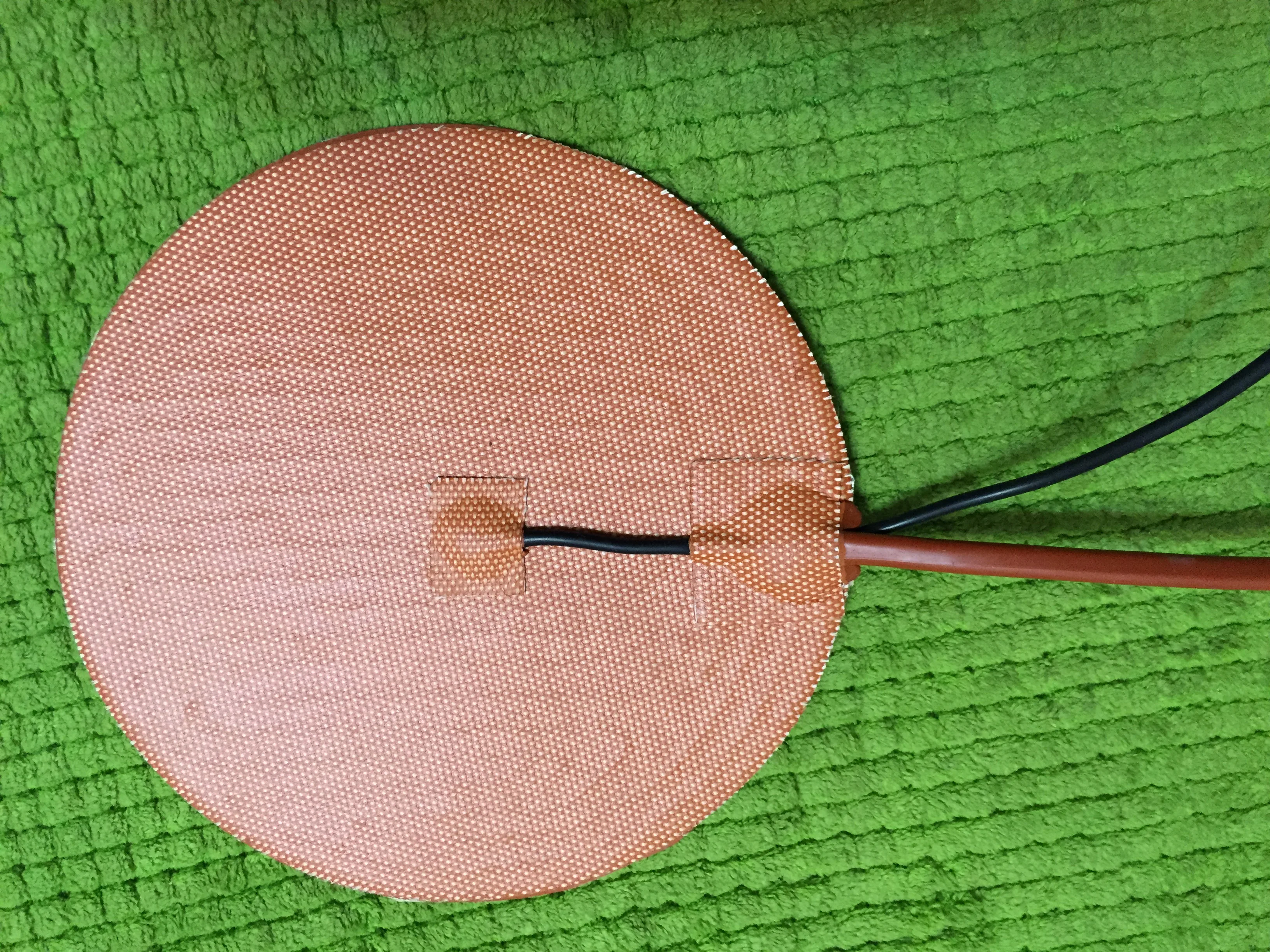 Silicone heating pad heater Rotondo Dia200mm 12v 200w for 3d printer circular heat bed 3m adhesive Thermistor NTC100k | Дом и сад