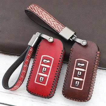 

Car Key Case Cover For Mitsubishi Outlander Lancer 10 Pajero Sport ASX RVR L200 Auto Smart Remote Shell Bag Key Protection