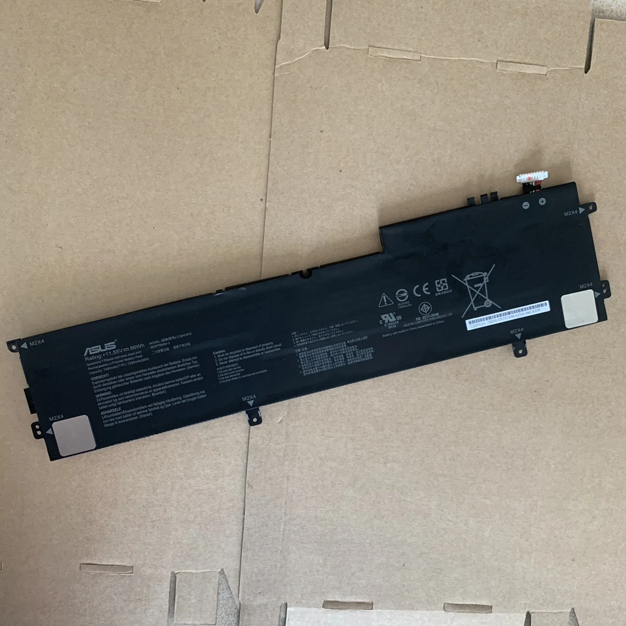 

New genuine Battery for ASUS ZenBook Flip 15 UX562FD UX562 UX562FN 0B200-03070100, C32N1810 11.55V 7480mAh