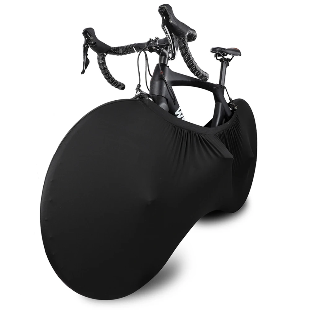 Чехол для велосипеда, велосипедные колеса, пыленепроницаемый, устойчивый к царапинам, чехол для внутреннего защитного снаряжения, MTB, чехол для велосипеда, сумка для хранения - Цвет: Черный