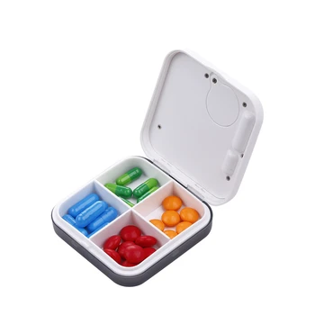 

Pill Organizer Pill Box Dust-proof Separated Case Electronic Timer Alarm Clock Reminder Medicine Storage Dispenser Splitters
