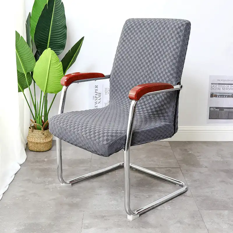 ソフト平方ジャカードオフィス椅子カバーコンピュータ弾性アームチェアslipcoversストレッチ肥厚シートアームチェアカバー 椅子カバー Aliexpress