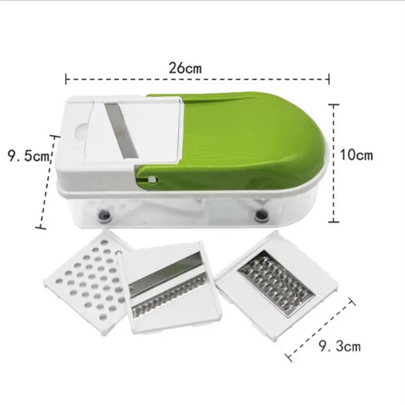 Multifunction Manual Vegetable Slicer Cutter with 8 Dicing Blades Manual Potato Peeler Carrot Grater Dicer Kitchen Tools