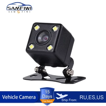 

Waterproof Car Rear View Camera 4 LED Night Vision Reversing Auto Parking Monitor CCD 170 Degree HD Video Backup Camera