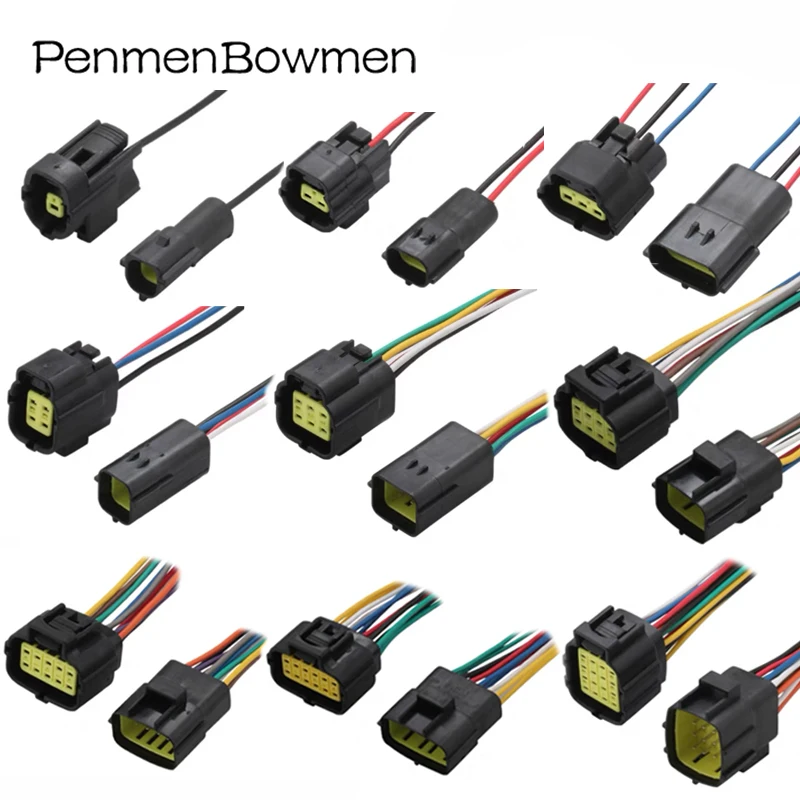 Conector Eléctrico SM2.54mm Para Coche - De 2 A 12 Pines, Con Cable De 15 Cm (opción Macho/hembra)
