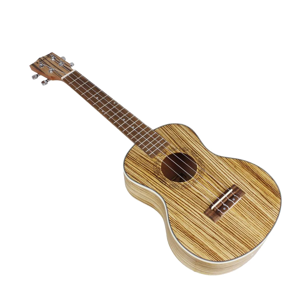 Zebra Wood 21/24/26inch Ukulele Musical Instrument for Beginners