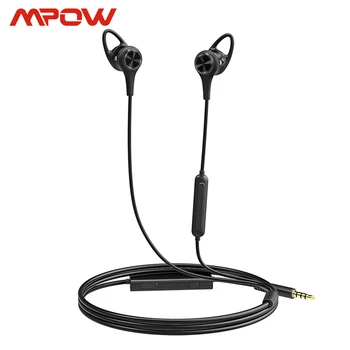 

Mpow Active Noise Cancelling Earphones Wired Monitor Headset With In-line Control&Mic/Carrying Case For iPhone/iPad/Huawei