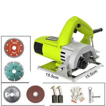 AC220V 2300W multi-function small household cutting machine for tile/stone/metal/wood cutting,multi-size optional,free saw blade - Цвет: TYPE B