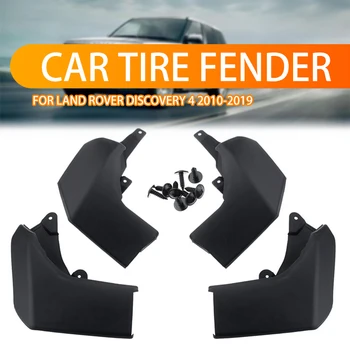 

Car Mud Flaps Black Fender Splash Guards Mudguards Mudflaps For Land Rover Discovery 4 LR4 2010-2019