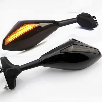

Parts Turn Signals Lights For Honda CBR 600 F3 F4 F4i Mirrors LED Left & Right