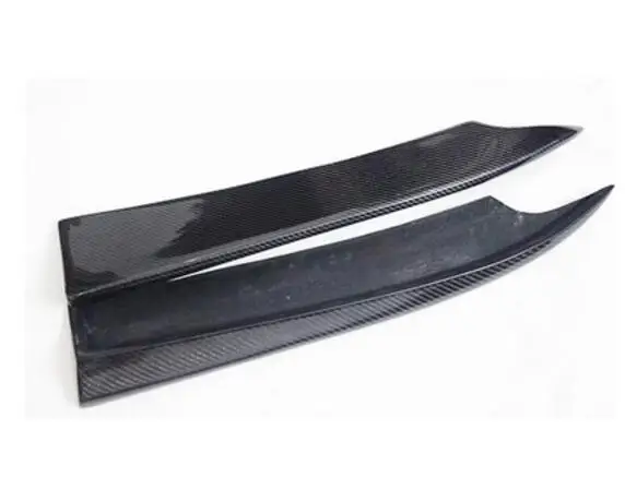 Real Carbon Fiber Car Rear Bumper Lip Spoiler Splitters Side Aprons For Mercedes-Benz W204 C63 AMG Coupe 2007