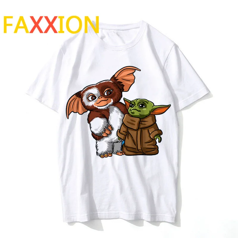 Kawaii Baby Yoda Harajuku забавная Футболка женская Мандалорская Эстетическая футболка Графический гранж корейский стиль футболка женские футболки - Цвет: 30001
