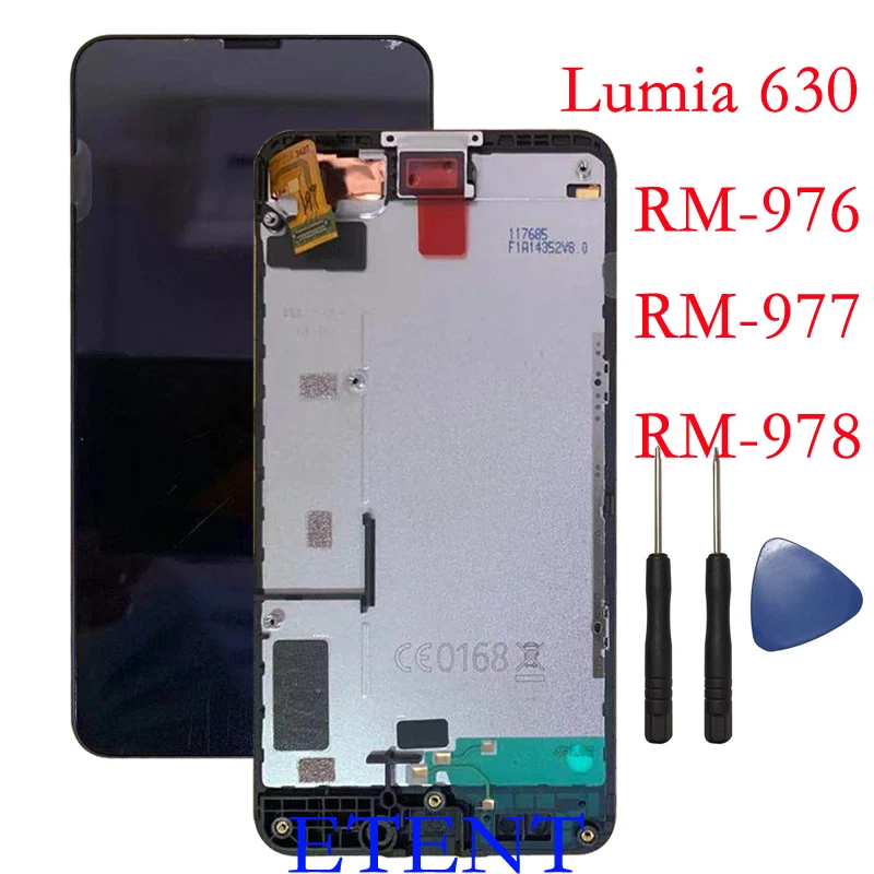 Дисплей для Nokia Lumia 630 RM-976 977 978 ЖК-дисплей сенсорный экран дигитайзер в сборе