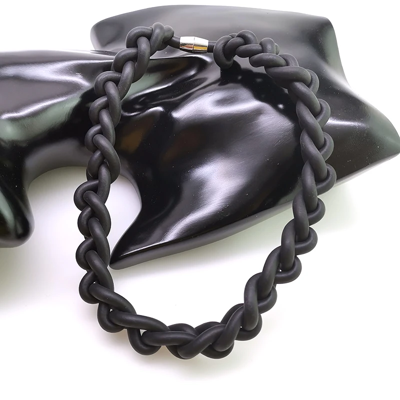 YD& YDBZ новые резиновые украшения ручной работы для женщин короткие Чокер-цепочки винтажные ожерелья в стиле панк вечерние свадебные украшения