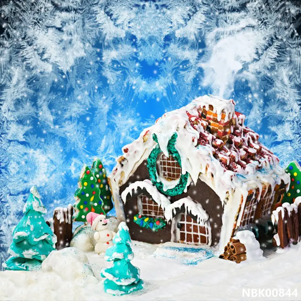 Laeacco Рождественский подарок Конфета в виде снеговика бар ребенок боке фотографии фоны индивидуальные фотографические фоны для фотостудии - Цвет: NBK00844
