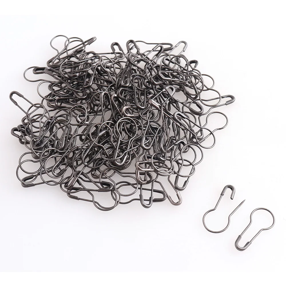 

Gunmetal Calabash Gourd Pear Shape Safety Pin Tag Brooch Fix Clothes skirt Fastener Pin Jewelry Charm Making Craft Supplies