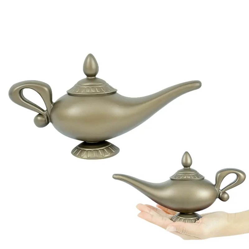 Halloween Decoration Props Cartoon Movie Aladdin Lamp Plastic Tea Pot Cosplay Costume Party Favors Prop Home Party Ornaments
