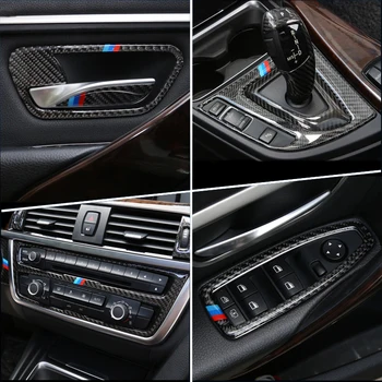 

For BMW 3 4 Series 3GT F30 F31 F32 F34 F36 Car Gearshift Air Conditioning Outlet CD Panel Frame Decoration Cover Trim Sticker