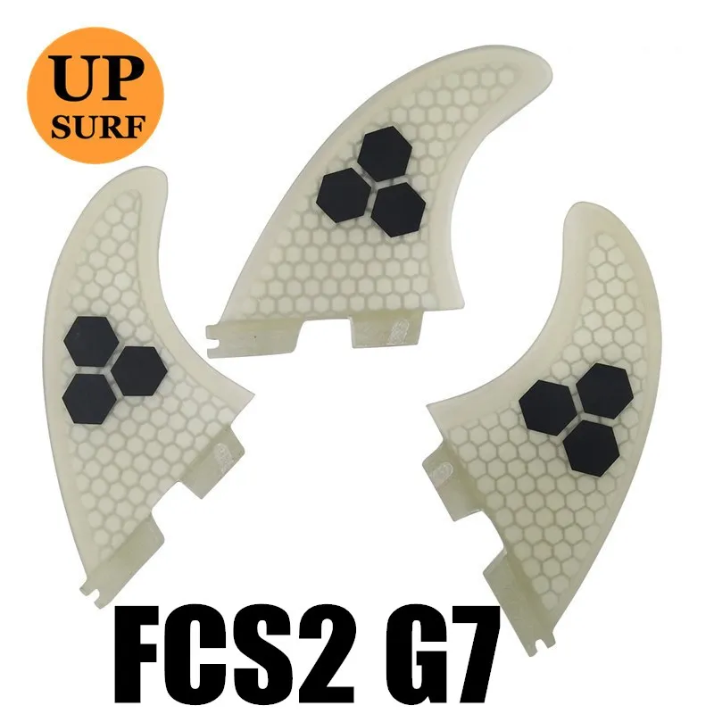 09 G7 Плавники для серфинга FCS2 плавники G5/G7/G3 светильник синий FCS II три плавника набор стекловолокна дизайн синий, красный, желтый, черный, белый, зеленый цвет - Цвет: 09 G7