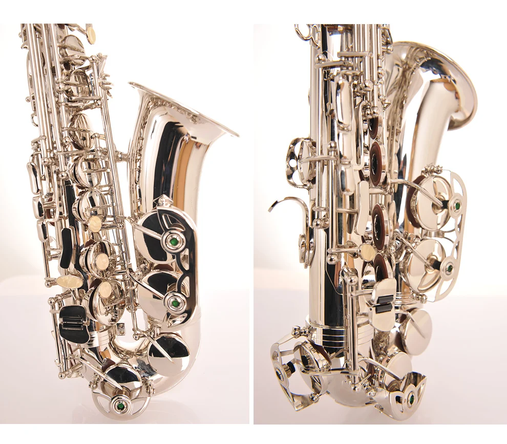 JM альт саксофон Eb плоский саксофон никель-серебро латунь саксофон профессиональный музыкальный инструмент бесплатная доставка