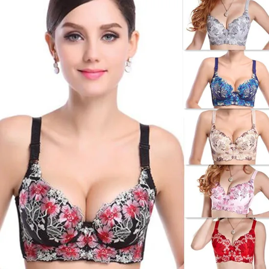 Женская мода Горячая бюстгальтер на косточках глубокий v-образный вырез новый