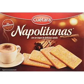 

Cuétara - Napolitanas - Con un toque de deliciosa canela - 500 g - [pack de 3]