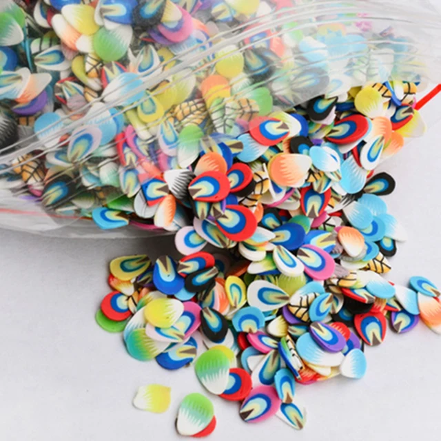 1000pcs Fruit Slices Filler For Nail Art Slime Fruit Addition For Lizun Diy Charm Slime Accessories Supplies Decoration Toy 3