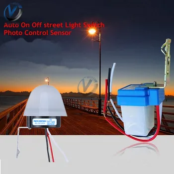 

AS-10 AS-20 Rainproof Photocell Street Light Switch AC/DC 12V 24V 110V 220V 10A Adjustable Sensitive Auto On Off Photo Switch