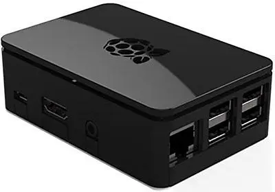 Custodia Raspberry Pi Premium 1Pcs (Nera)-Aggiornata Per Raspberry Pi 3, 2 & B + Nuova Elettronica Fai-Da-Te