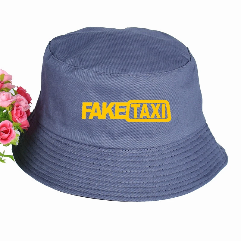Tanio Naklejka z motywem taksówki drukowane kapelusze wiadro lato wysokiej sklep