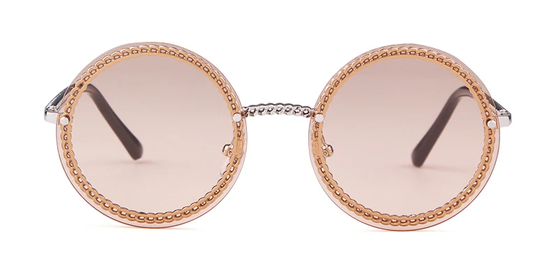 Chanel Round Sunglasses Chain  Round Sunglasses Women Luxury