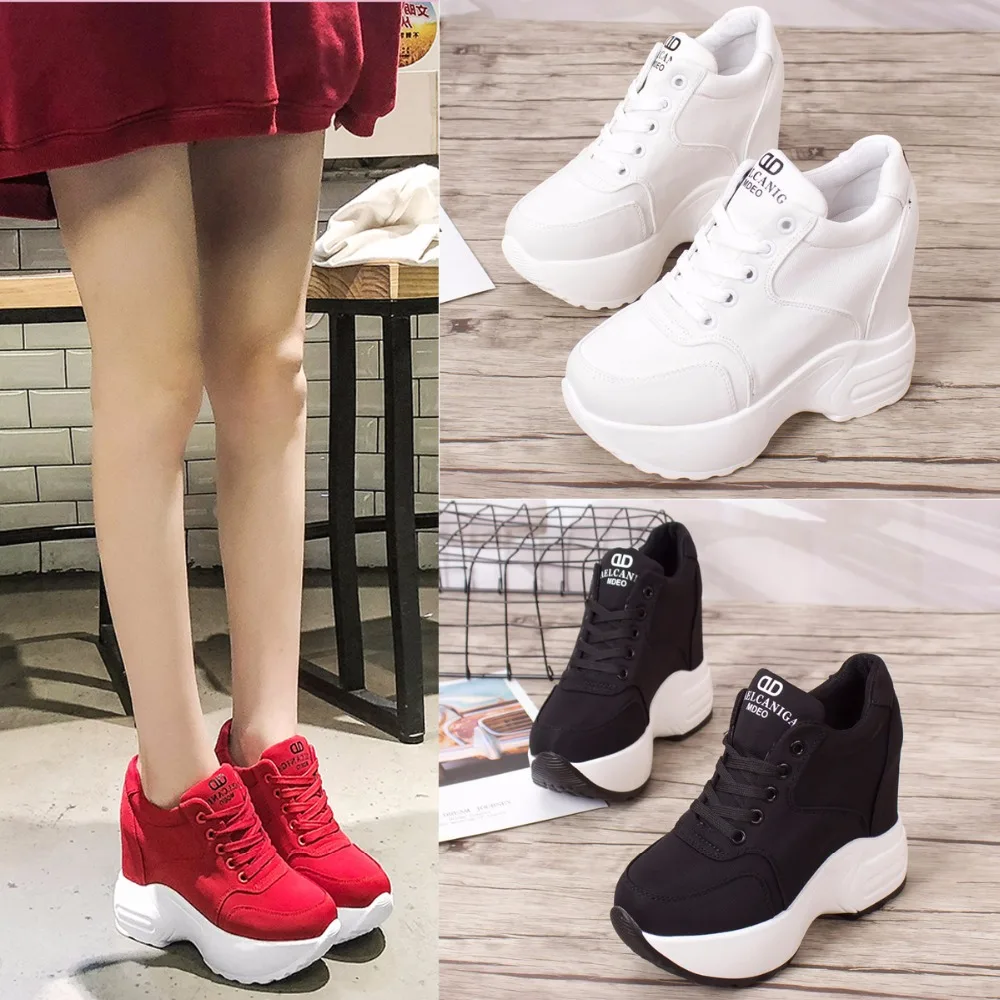 2025 Women Platform Sneakers Mesh Casual Trainers Chunky