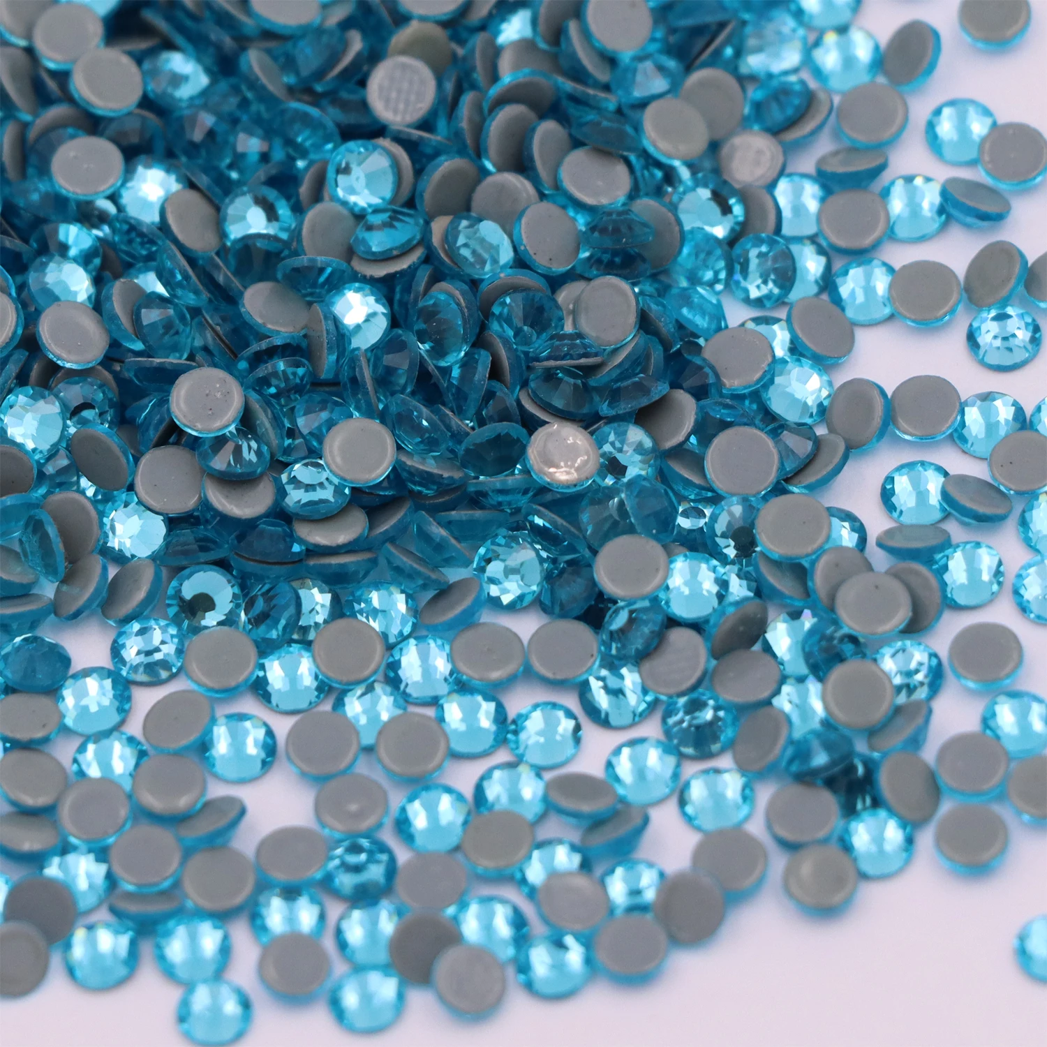 Высококачественные DMC аквамариновые Стразы с утюгом/стразы горячей фиксацией