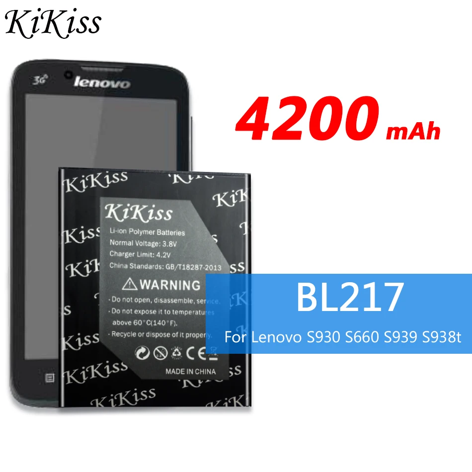 Аккумулятор большой мощности 4200 мАч для lenovo BL217 S930 S660 S939 S938t + номер отслеживания