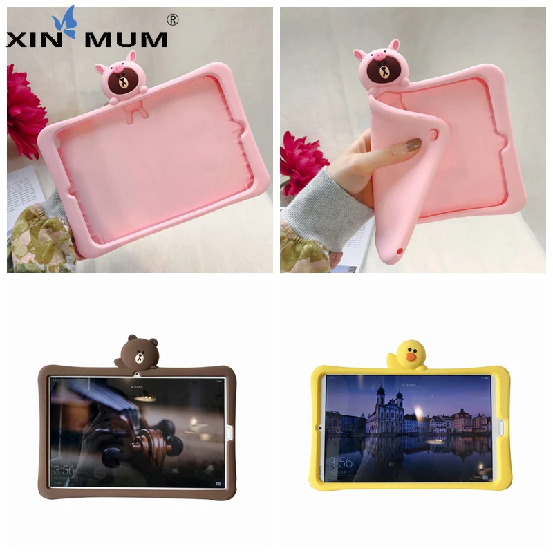 Мягкая силиконовая подставка симпатичный чехол для Huawei MediaPad M3 BTV W09 DL09 8 4 дюймов