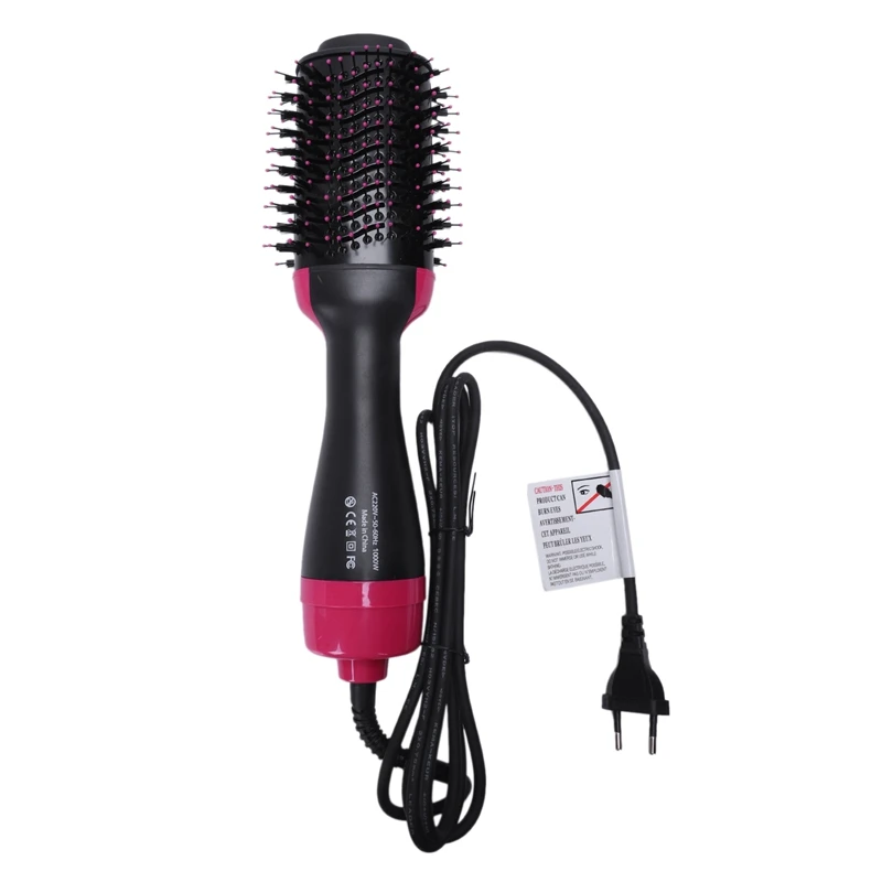 

One Step Hair Dryer and Volumizer, ManKami Salon Hot Air Paddle Styling Brush Negative Ion Generator Hair Straightener Curler fo