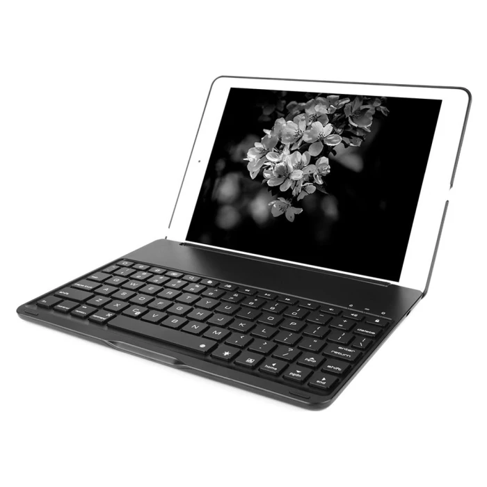 Aluminum Bluetooth Keyboard Folio Cover Case for iPad Air 2 iPad Pro 9.7 Inch Hi 888