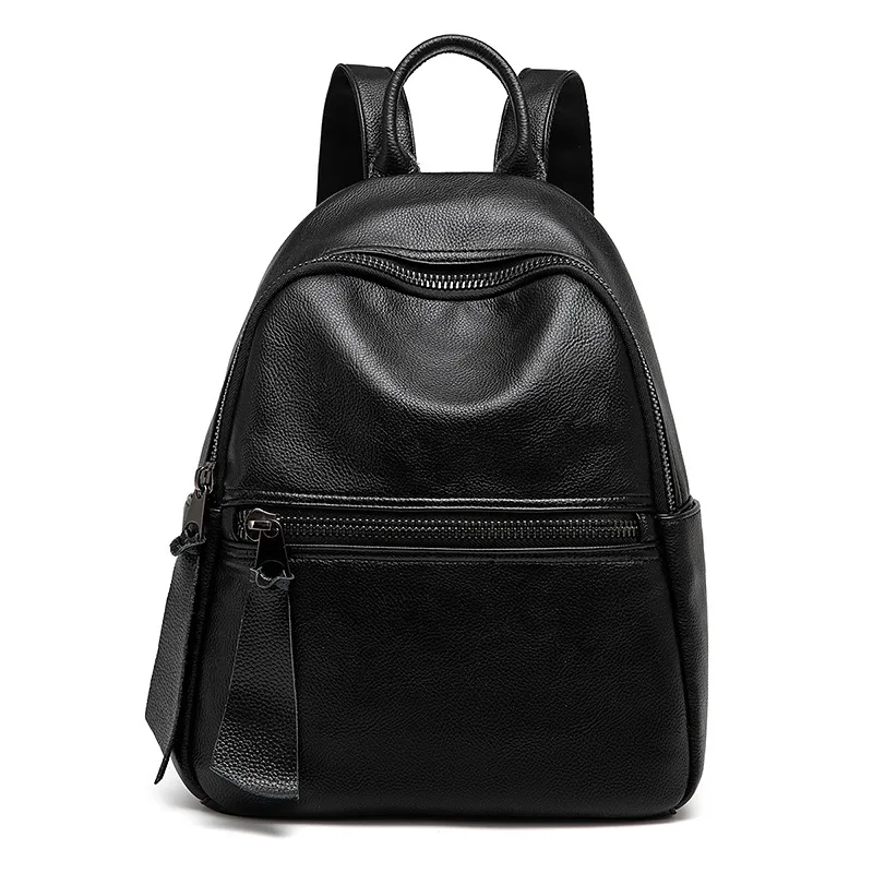 

Vintage Women Backpack Leisure Ladies Shoulder Bags Backpack High Quality Leather School Bag For Women Travel Backpacks C1769
